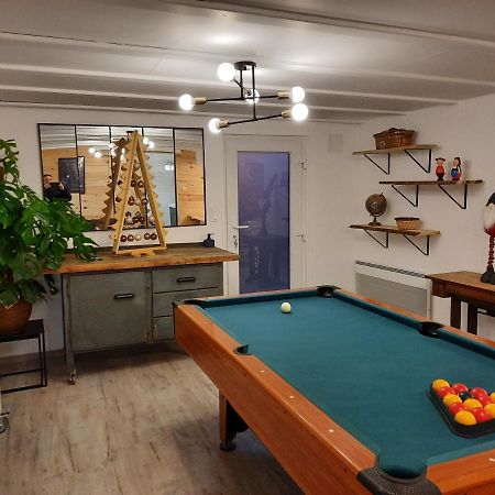 Charmant logement avec terrasse et billard Zimmerbach Extérieur photo